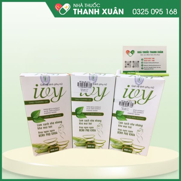 Gel vệ sinh phụ nữ Ivy - Làm sạch nhẹ nhàng, khử mùi hôi